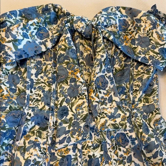 Lavish Alice Floral Print Ballom Sleeves Mini Dress Size 4 NWT - Picture 7 of 15